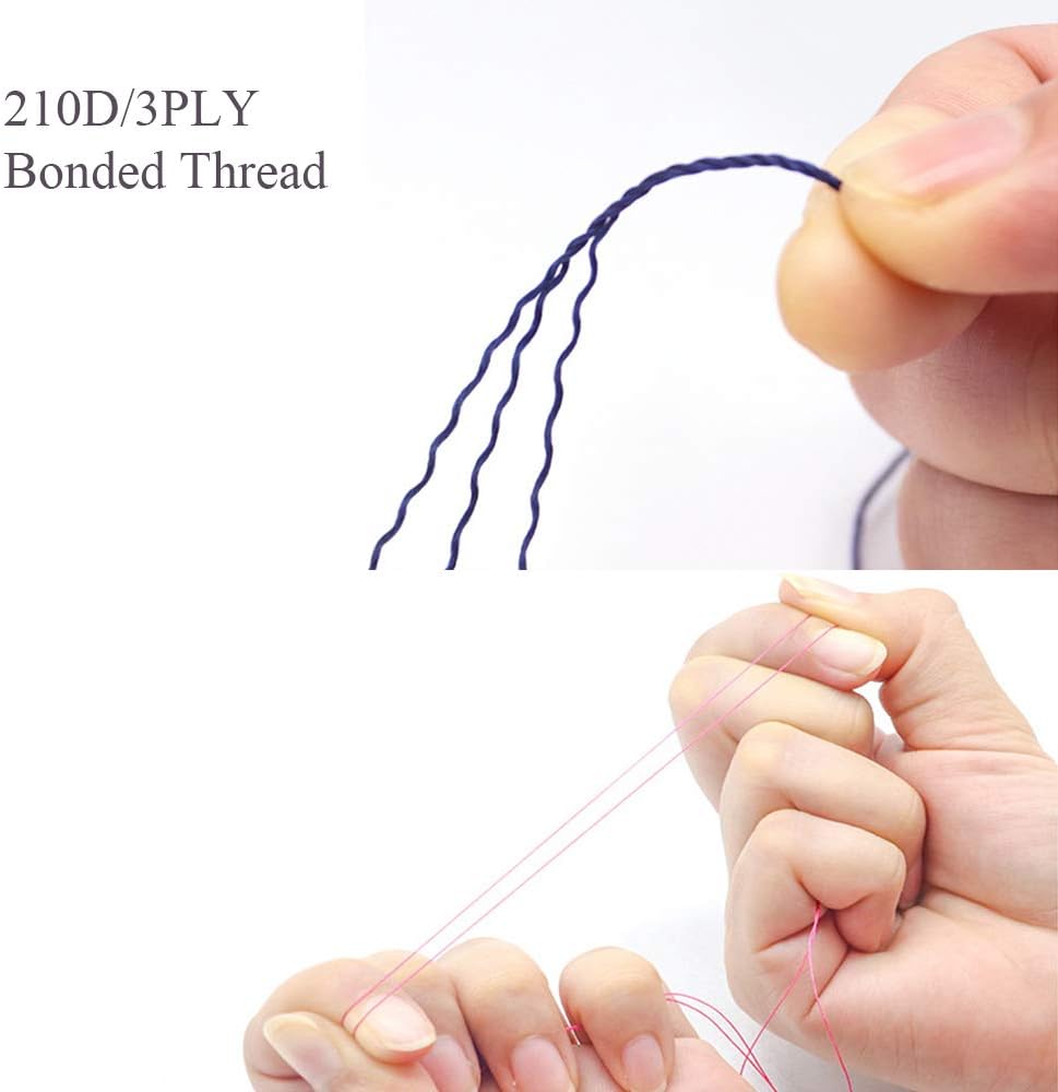 Hilo de poliéster resistente resistente a los rayos UV, hilo de alta resistencia para exteriores #69 T70 tamaño 210D3 capas para tapicería, mercado