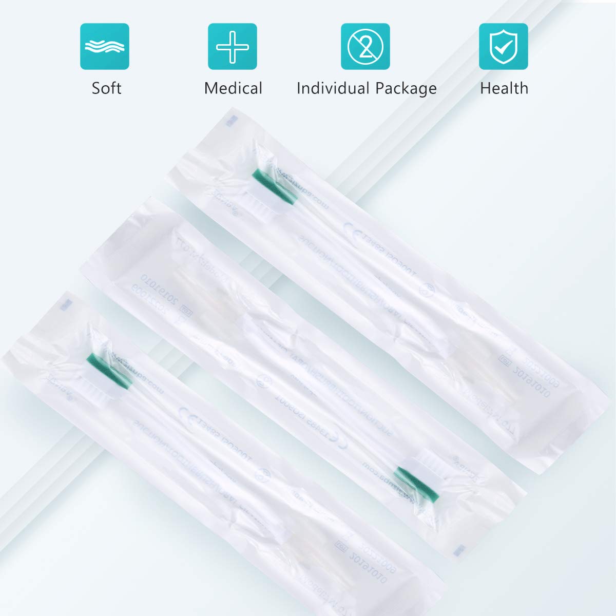 Hisopo de succión desechable para cepillo de dientes (paquete de 30)