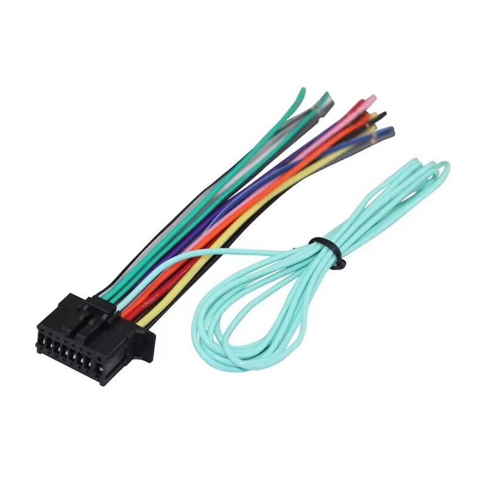 E-Car Connection – Enchufe de arnés de cable de altavoz estéreo para PioneerPremier Aftermarket DVD Nav Radio DEH-X2700UI, AVH4000NEX, AVH4100NEX,