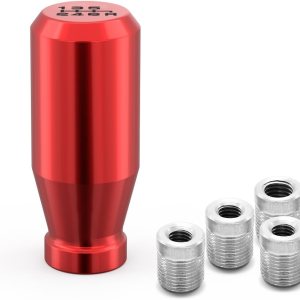 Viemx&Bm Pomo de cambio de 6 velocidades, extensión JDM Racing manual automático con adaptador atornillado para Mazda Miata Subaru Focus ST 350z Viemx&Bm Pomo de cambio de 6 velocidades, extensión JDM Racing manual automático con adaptador atornillado para Mazda Miata Subaru Focus ST 350z