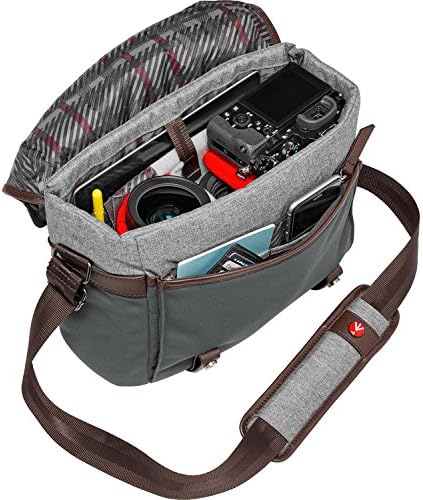 Manfrotto MB LF-WN-MS – Bolsa tipo mensajero para CSC Lifestyle Windsor S, color gris
