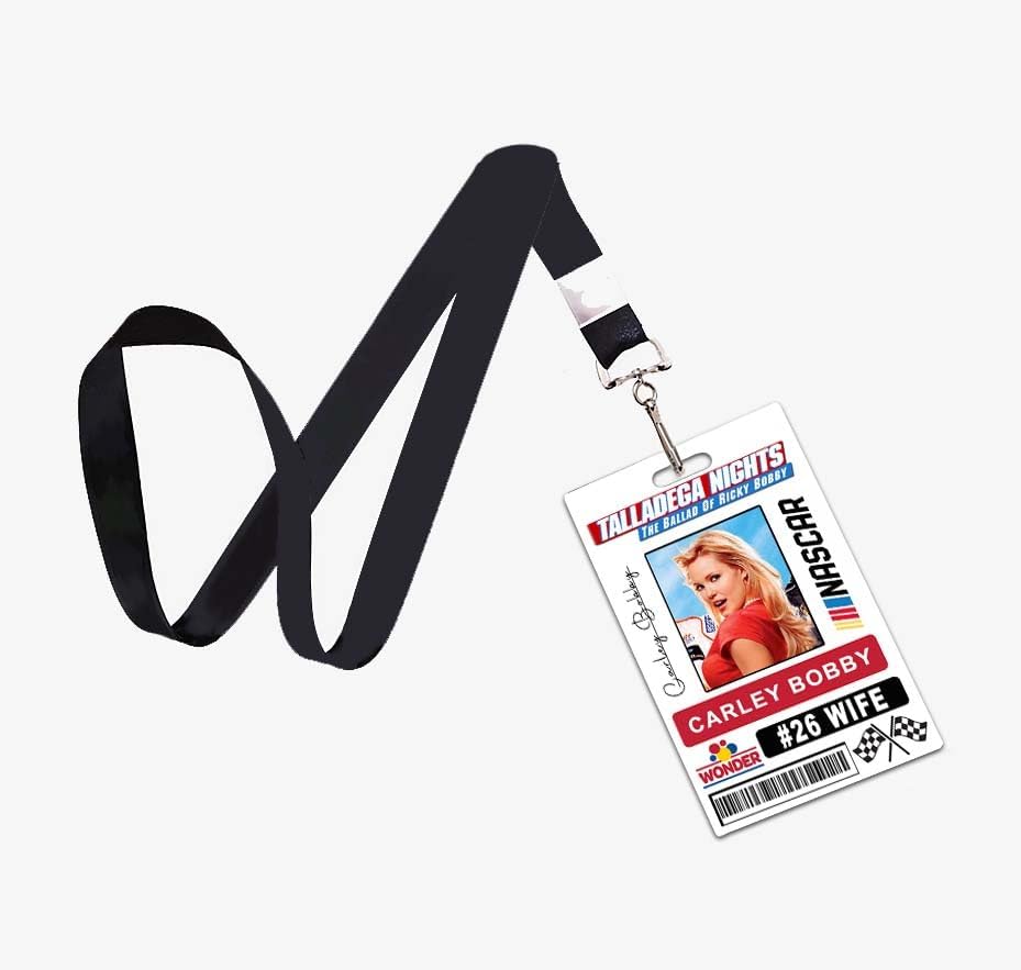 Talladega Nights Ricky Bobby & Carley Bobby Race Car – Juego de 2 cordones de PVC