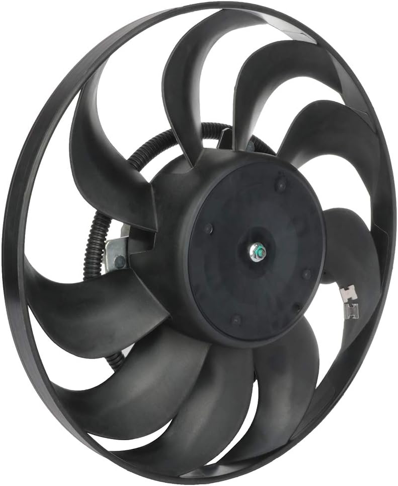 SCITOO 6QD959455C AC Conjunto de ventilador de refrigeración del motor del condensador apto para 2000-2006 TT 2000-2006 TT Quattro 1999-2006 para
