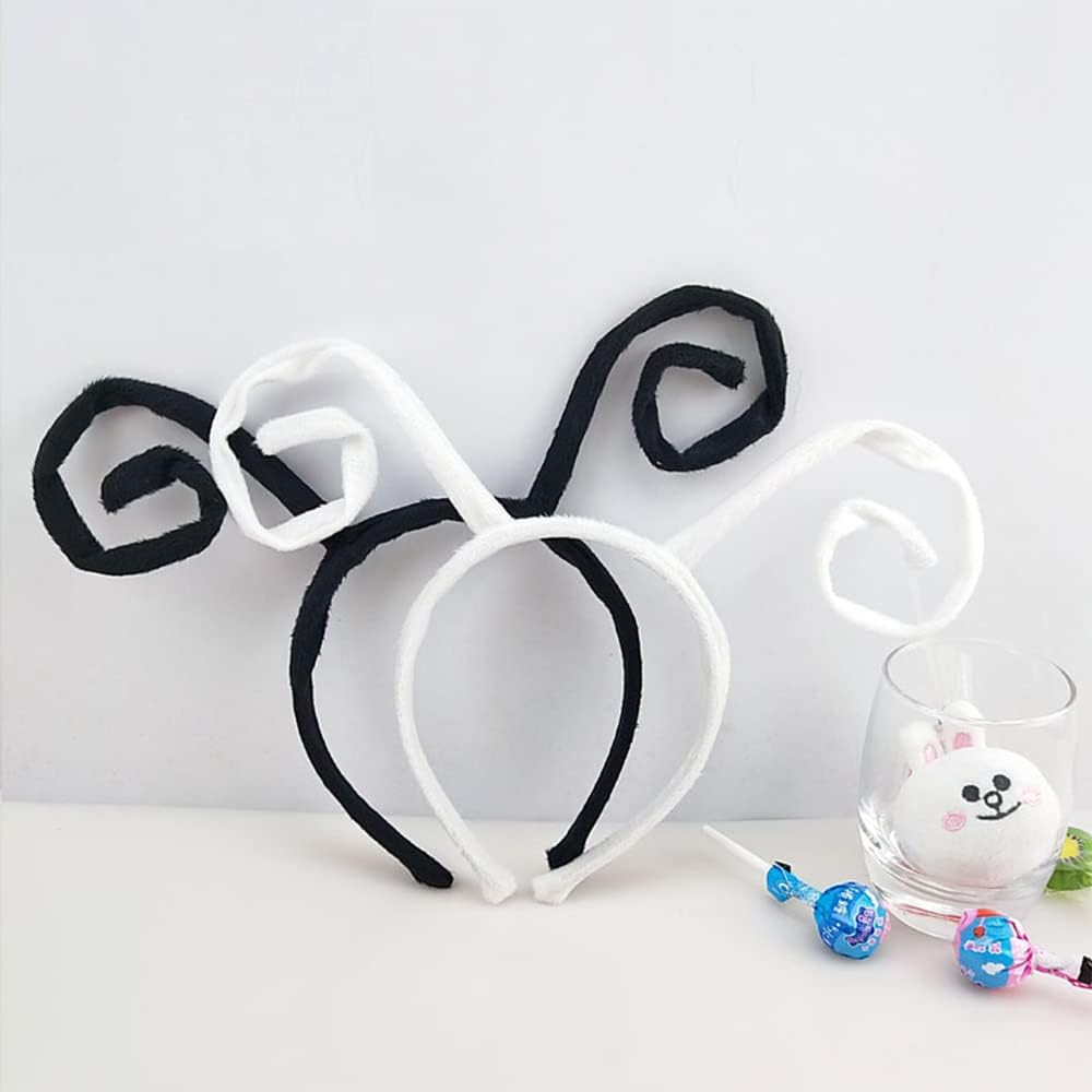 Diadema de antena de hormigas para niños, disfraz de abeja y mariposa para niñas y mujeres, disfraz de perro de Halloween