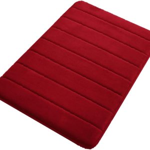 NIOKIT Tapete grueso de espuma viscoelástica para baño, antideslizante, fuerte absorbente de agua, lavable a máquina, ultra suave, cómodo, tapete NIOKIT Tapete grueso de espuma viscoelástica para baño, antideslizante, fuerte absorbente de agua, lavable a máquina, ultra suave, cómodo, tapete