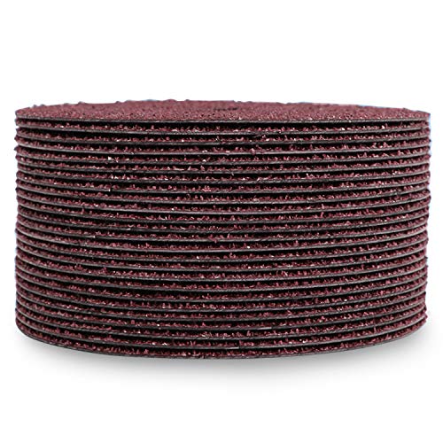BHA Discos de lijado y molienda de fibra de resina de óxido de aluminio, 5 x 78 pulgadas, grano 36, paquete de 25