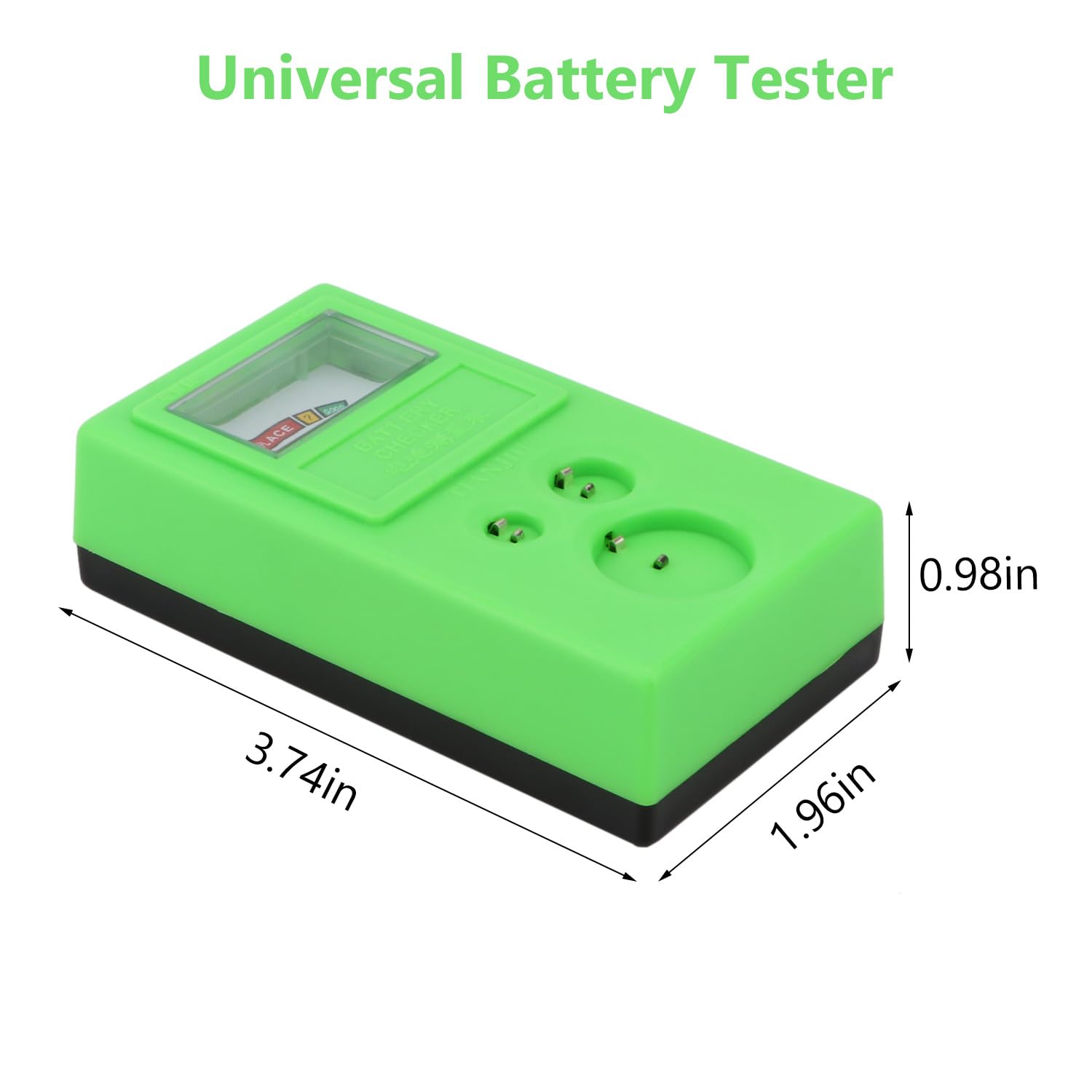 Comprobador de batería de pila de botón portátil 1.5 V 3 V Botón Cell Comprobador de batería Herramienta medidor para LR44 CR2032 CR2025 Celda de