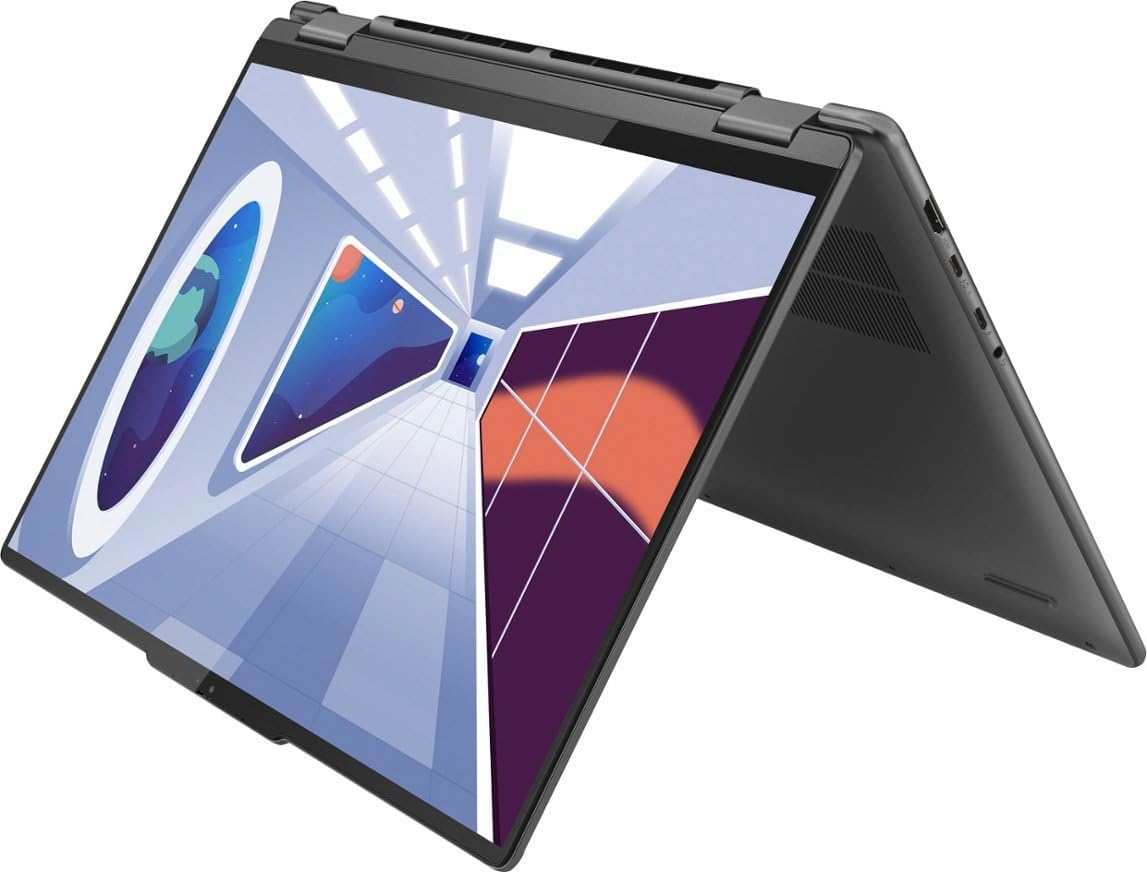 Lenovo Yoga 7 2023 2 en 1 Laptop 2 en 1 de 16 pulgadas, pantalla táctil WUXGA IPS 10-Core 13th Intel i7-1355U 16GB RAM 1TB SSD Iris Xe Graphics