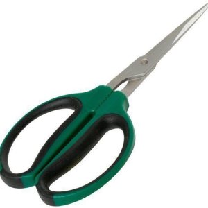 Bonsái – Tijeras de podar rectas de 2.362 in, tijeras de podar con micropuntas, para jardín hidropónico, con asas de color aleatorio a través de Bonsái – Tijeras de podar rectas de 2.362 in, tijeras de podar con micropuntas, para jardín hidropónico, con asas de color aleatorio a través de