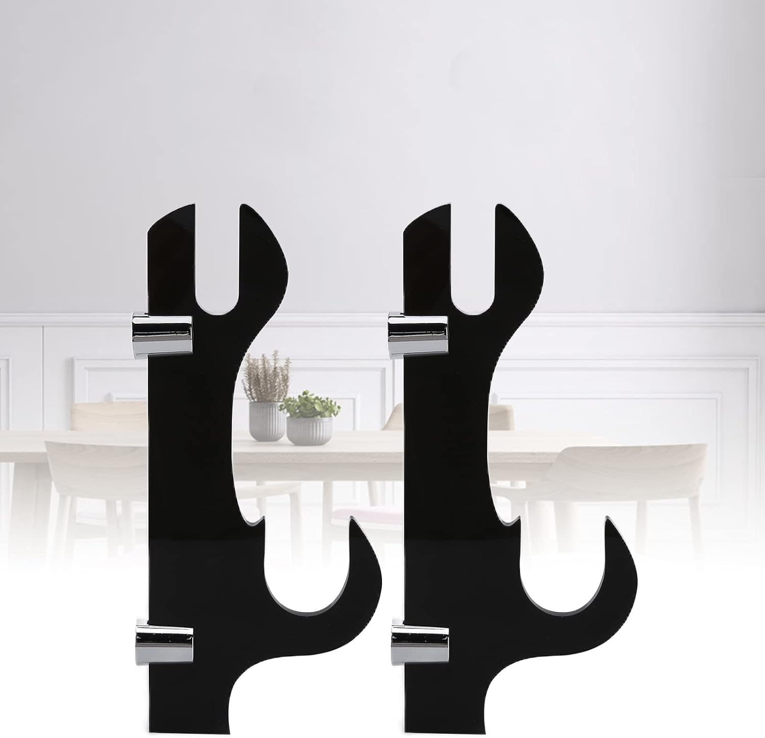 Acrylic Horizontal Sword Holder – Elegant Wall – Mount Organizer for Collectors and Enthusiasts