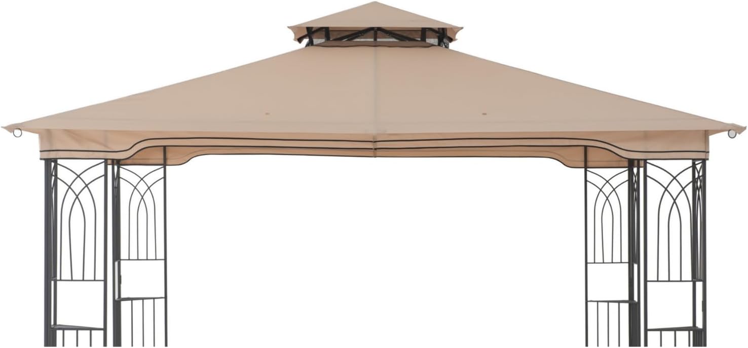 Toldo de repuesto para glorieta Regency II de 10 x 12 pulgadas actualiza fácilmente tu glorieta