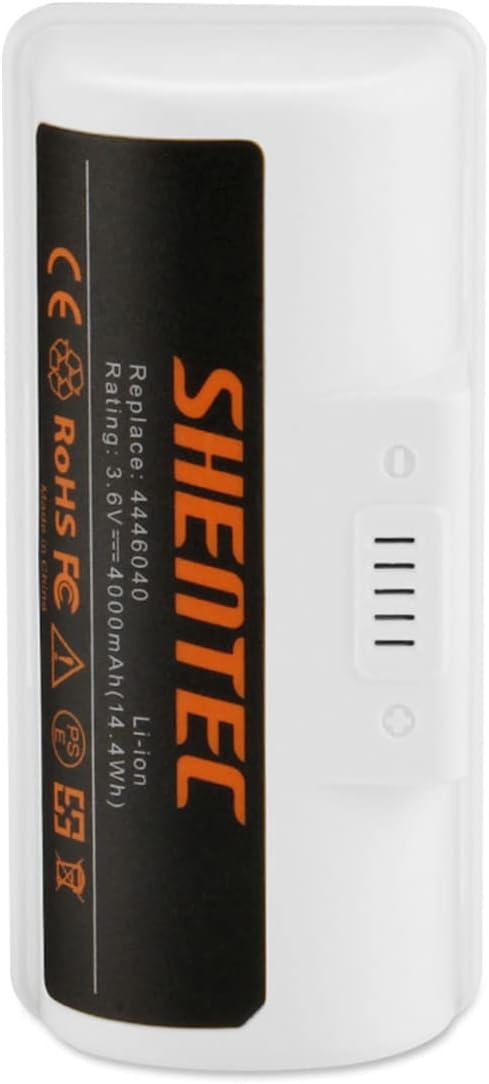 Shentec Batería de repuesto de 3.6 V 4000 mAh compatible con iRobot Braava Jet 240 Robots de limpieza de piso, batería de iones de litio con cargador