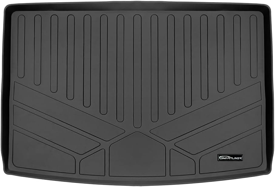 SMARTLINER Protección para todo tipo de clima, 3 filas y forro de carga negro detrás de la tercera fila compatible con Cadillac Escalade ESV