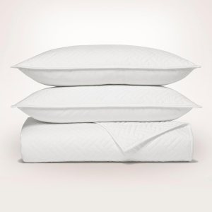 BOLL & BRANCH Signature Basketweave – Juego de edredón acolchado de lujo 100% algodón orgánico, 2 fundas de almohada, ropa de cama ultrasuave y BOLL & BRANCH Signature Basketweave – Juego de edredón acolchado de lujo 100% algodón orgánico, 2 fundas de almohada, ropa de cama ultrasuave y