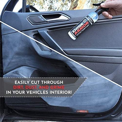 SHINE ARMOR El paquete grande viene con Fortify Quick Coat, Revive Scratch Repair, limpiador de interiores, gel de neumáticos y aditivo de