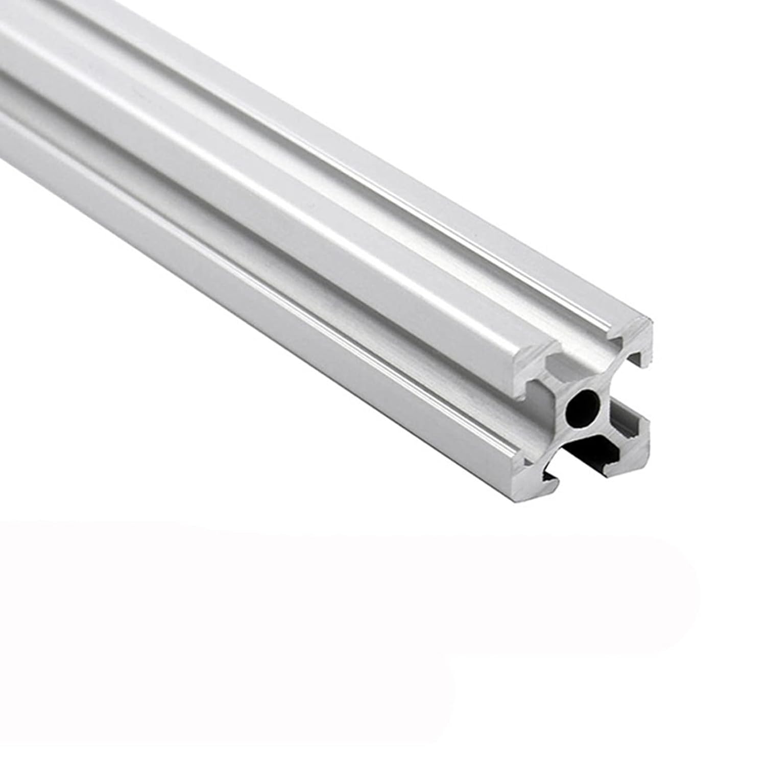 Perfil de aluminio de 31.496in, ranura en T de 0.236in, perfil de aluminio, riel lineal estándar europeo anodizado para impresora CNC y 3D