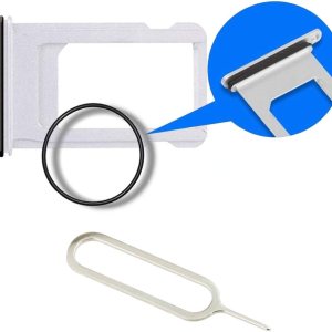 MMOBIEL Bandeja de repuesto para tarjeta SIM compatible con iPhone 11 Pro  11 Pro Max 2019 – Incluye junta de goma y pin SIM, color plateado MMOBIEL Bandeja de repuesto para tarjeta SIM compatible con iPhone 11 Pro  11 Pro Max 2019 – Incluye junta de goma y pin SIM, color plateado