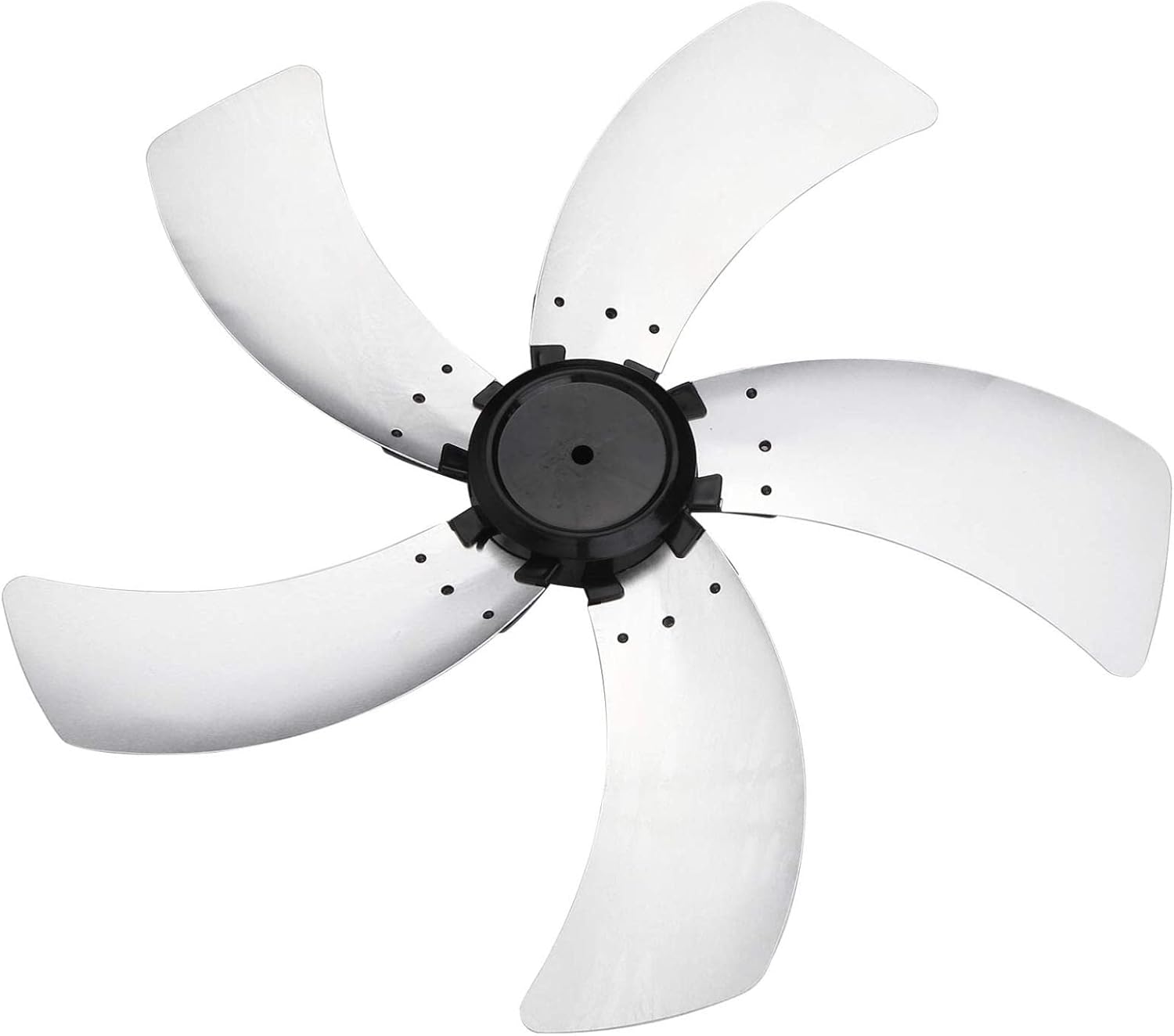 Zaldita Reemplazo de la cuchilla de ventilador de plástico para ventilador de pie ventilador de mesa Accesorios generales con cubierta de tuerca
