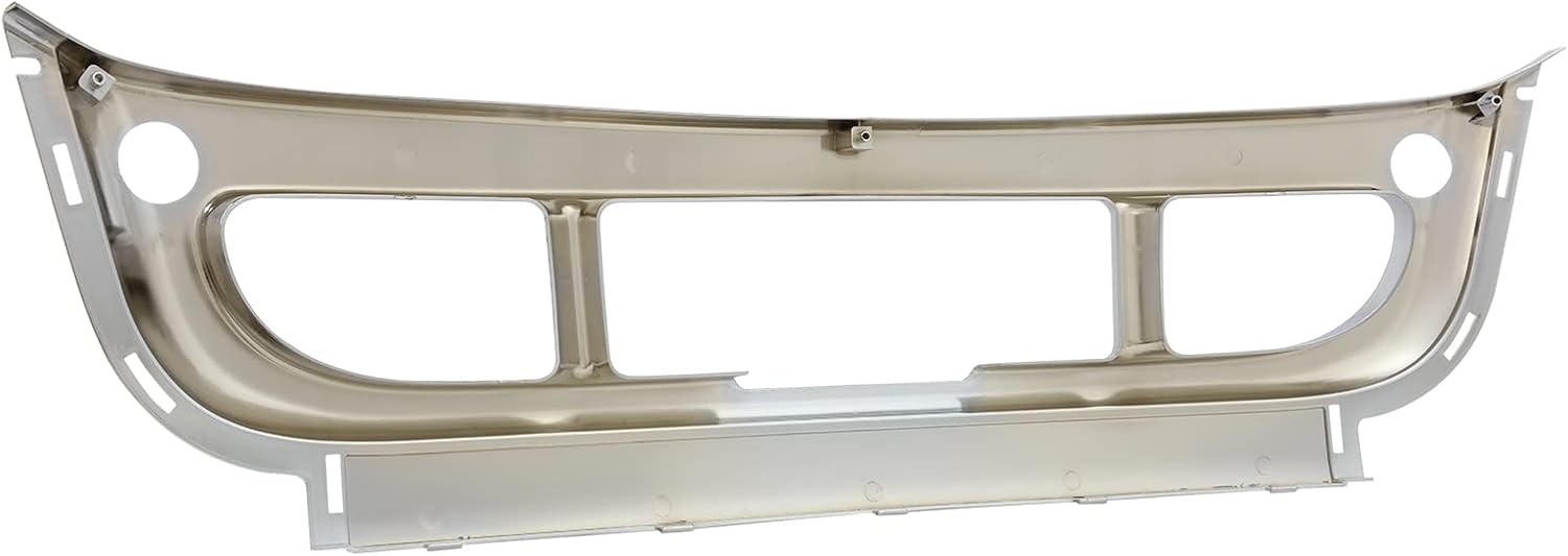 BXZ Cubierta exterior central cromada para parachoques delantero Facia Fit para Freightliner Cascadia 2008-2017