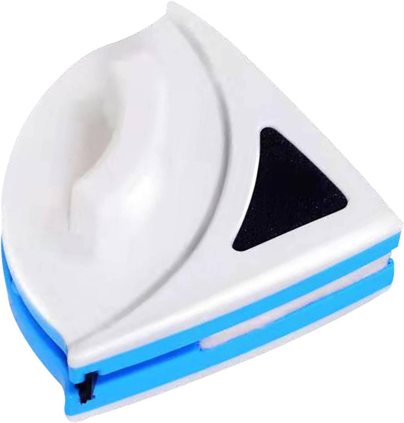 BlueMagnetic – Limpiador de ventanas, diseño de doble cara, cepillo de lavado de limpiaparabrisas para puertas correderas, mamparas de ducha, espejos