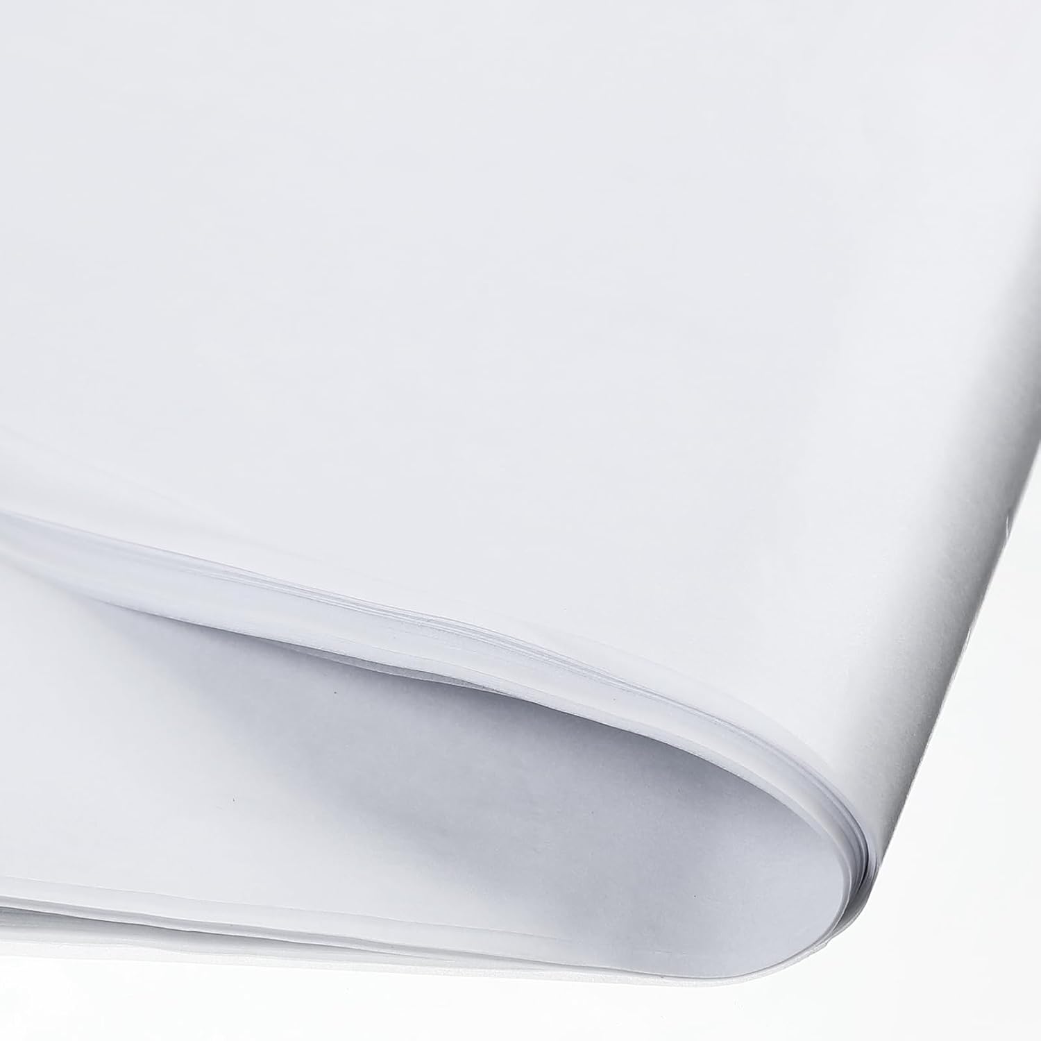 Papel de seda resistente a la humedad de 27 x 19 pulgadas para arte hojas de papel de regalo blanco para embalaje para collage de modelos,