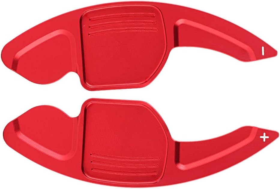 Qiilu Paleta de cambio de palanca de cambios para volante de coche, hoja de extensión para A3 A4L A5 A6L A78 S3567 SQ5 RS36 R8 Q357 (2 piezas)