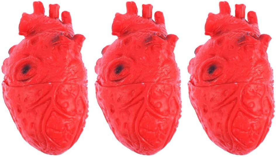 PRETYZOOM Bloody Simulation Heart Halloween Tricky Props Horrible Halloween o decoración de casa embrujada