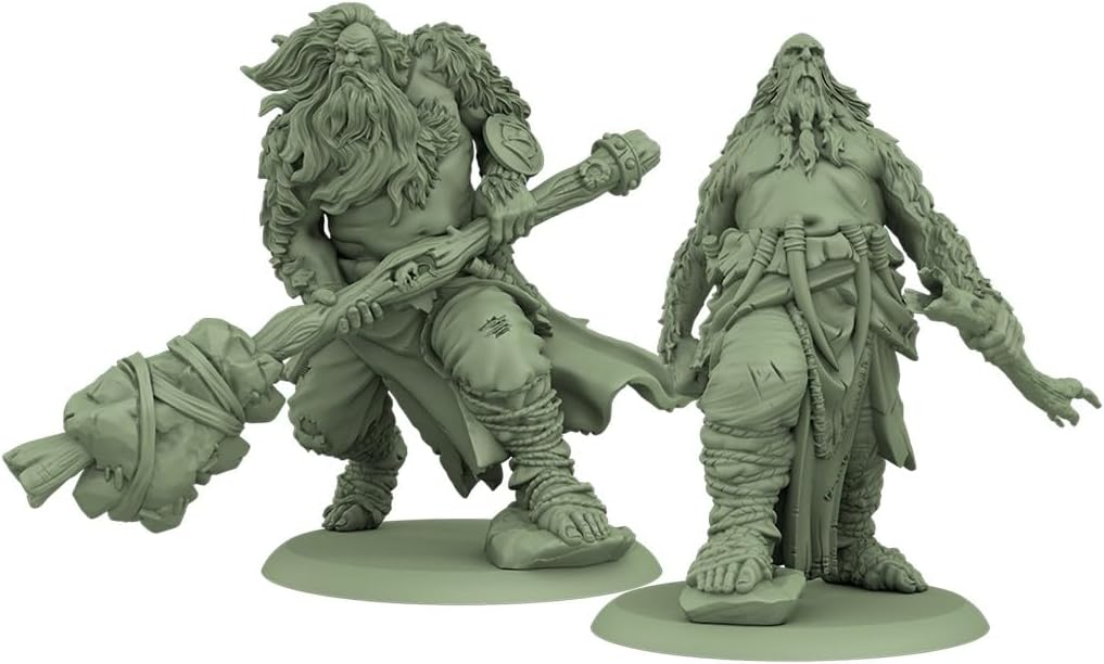 Caja de unidad de miniatura de mesa de Canción de Hielo y Fuego, gigantes salvajes, imponentes gigantes de poder crudo. Juego de estrategia para