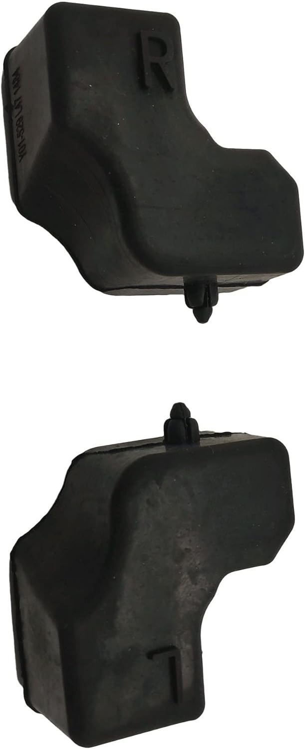 2 unids negro portón trasero superior goma parachoques buje LH RH para 2017 2018 2019 2020 2021 2022 Ford F250 F350 F450 Super Duty