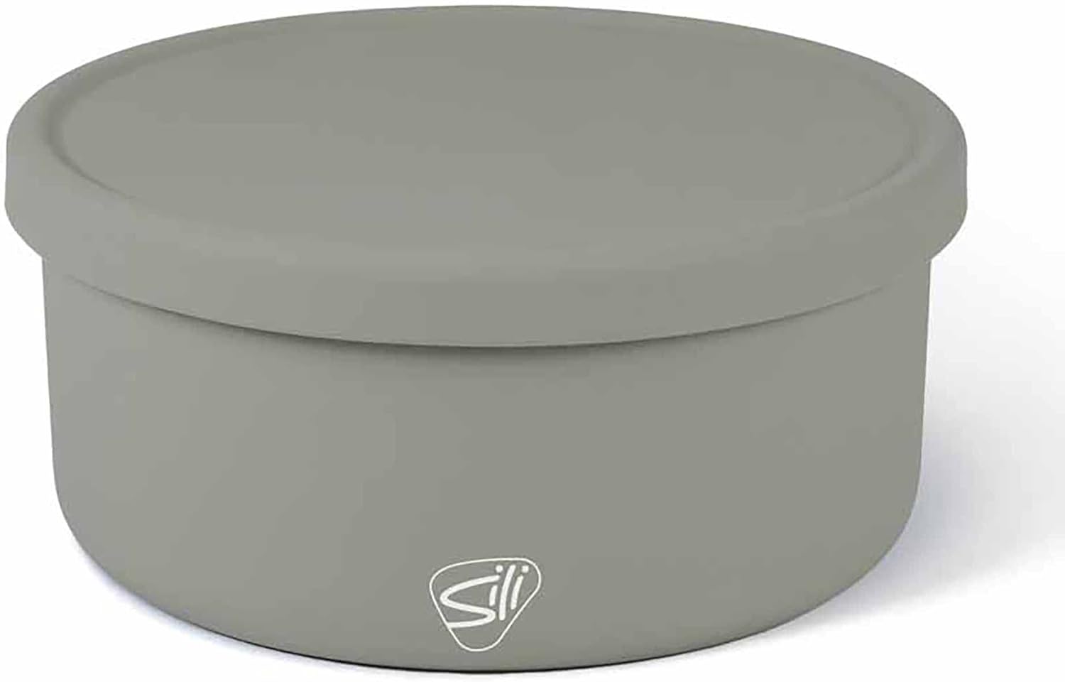 Silipint Tazones con tapa de silicona Juego de 3 Piedra lunar – 10, 20 y 30 oz – Flexibles, irrompibles, reutilizables, antideslizantes, sostenibles