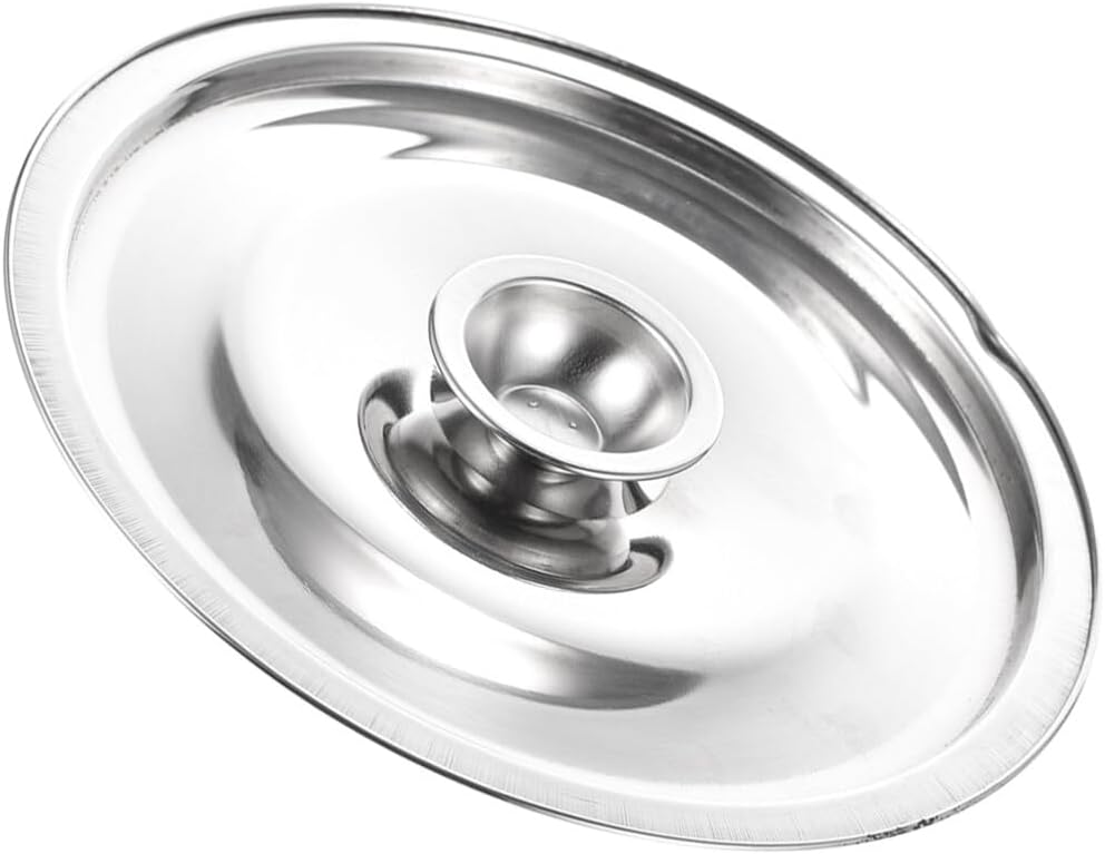 HEMOTON Wok – Tapa universal de acero inoxidable, tapa para olla, tapa de cacerola, tapa de cacerola, tapa de olla para especias y sartenes, tapas