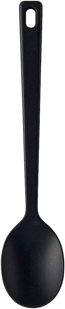 Cuchara de cocina de silicona pequeña 9.8 in negro