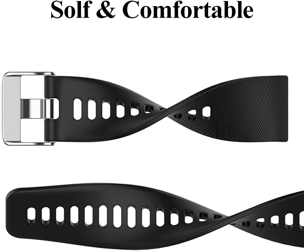 Meifox Compatible con la correa Garmin Forerunner 35, bandas de repuesto de silicona Solf para reloj Garmin Forerunner 35