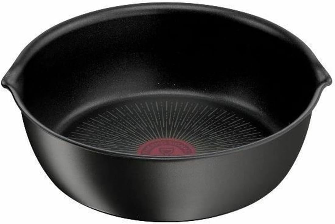 Tefal Ingenio Deep Frying Pan 26 cm, Induction, Non-Stick Coating, Cooking Start Indicator, Stackable, Dishwasher-Safe, Made in France, Eco Resist