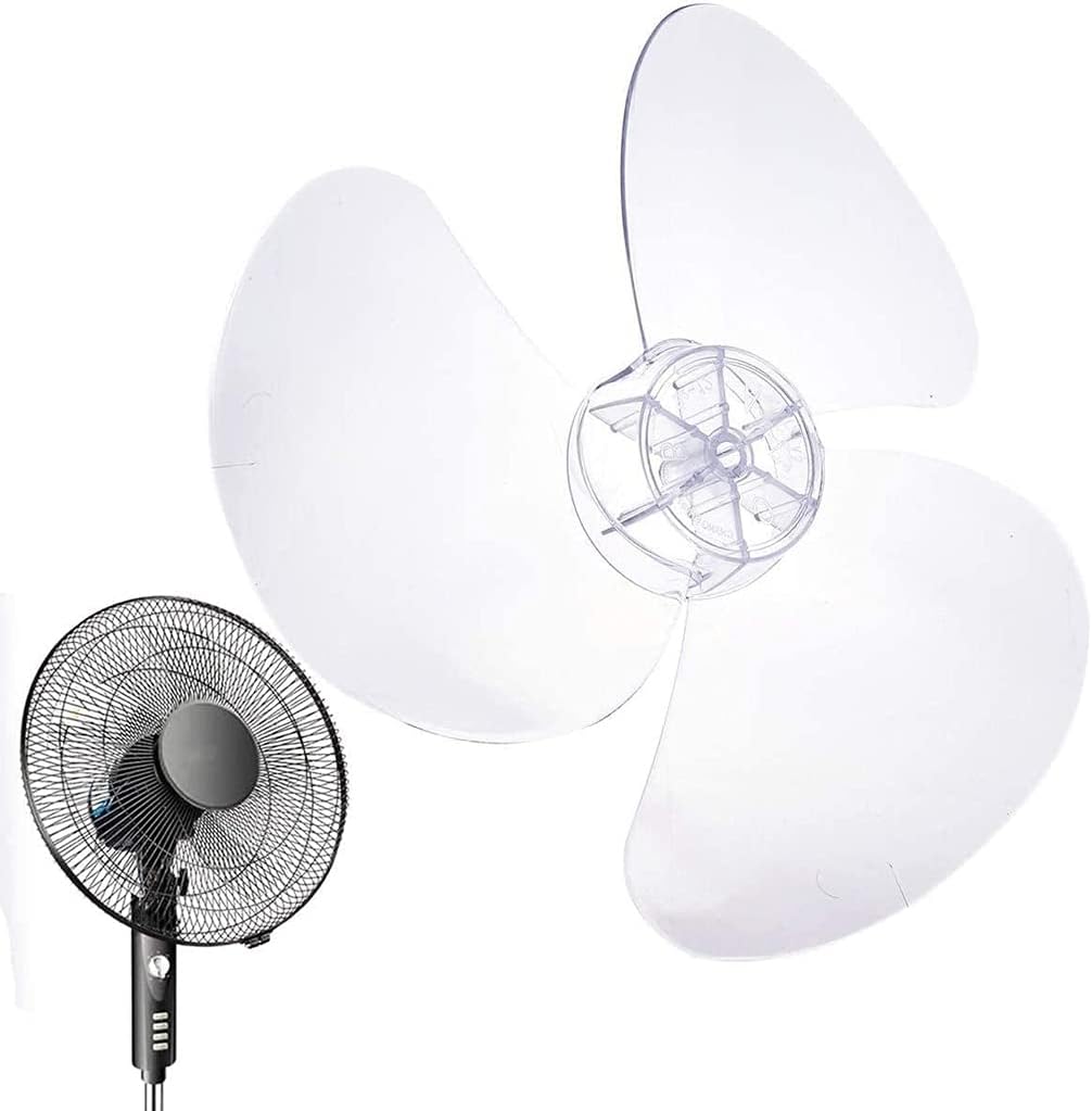 Guaber Reemplazo de mesa de ventilador de 16 pulgadas, diámetro del agujero 0.3 in0.31 pulgadas, ventilador de mesa de pedestal, aspas universales