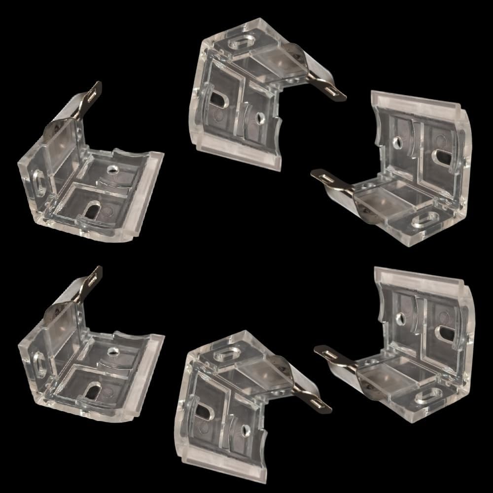 6 piezas de soporte de sombra inalámbrico, soporte de montaje con clip de metal, mini clips de soporte de montaje para persianas plisadas de PVC de