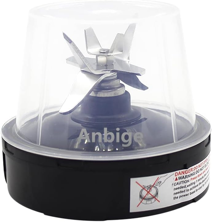 Anbige Piezas de repuesto Hoja y junta de 7 aletas, compatible con Ninja Blender Chef 1500W CT800C CT805 CT810 y CT815A
