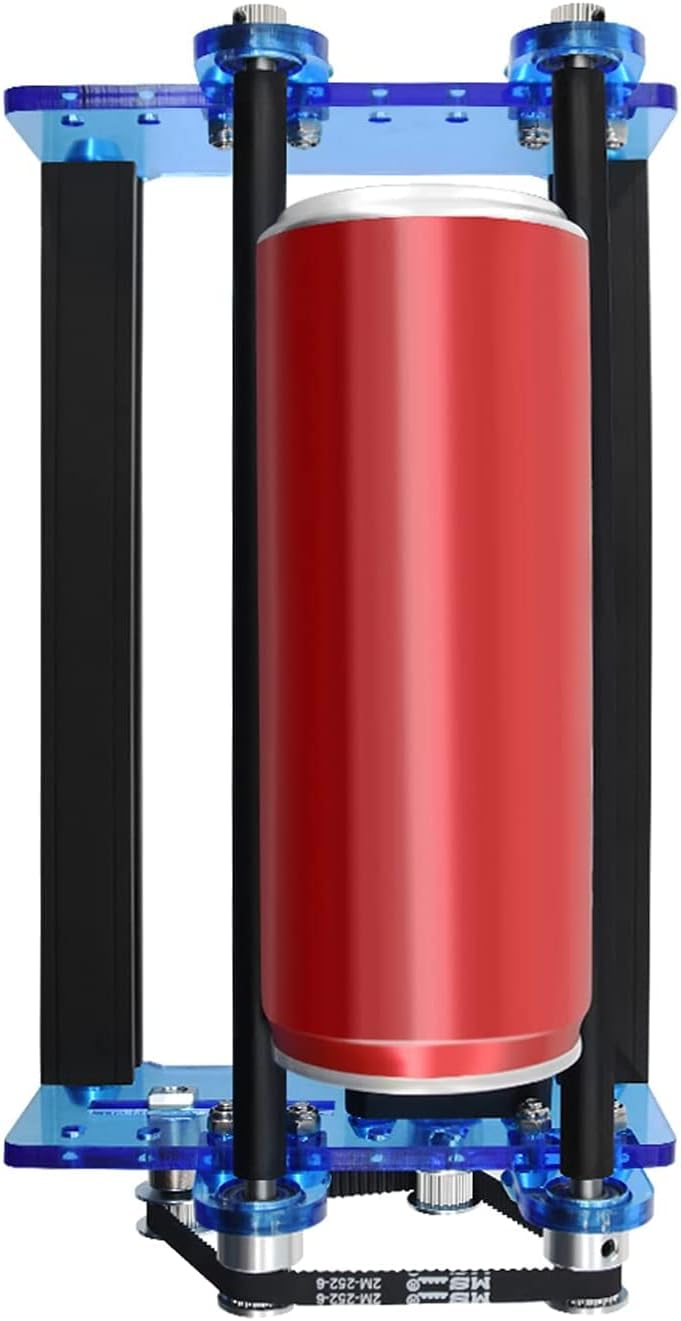 Usongshine Rodillo giratorio láser, grabador de eje Y, módulo de grabado de rodillo giratorio para grabar objetos cilíndricos latas, compatible con