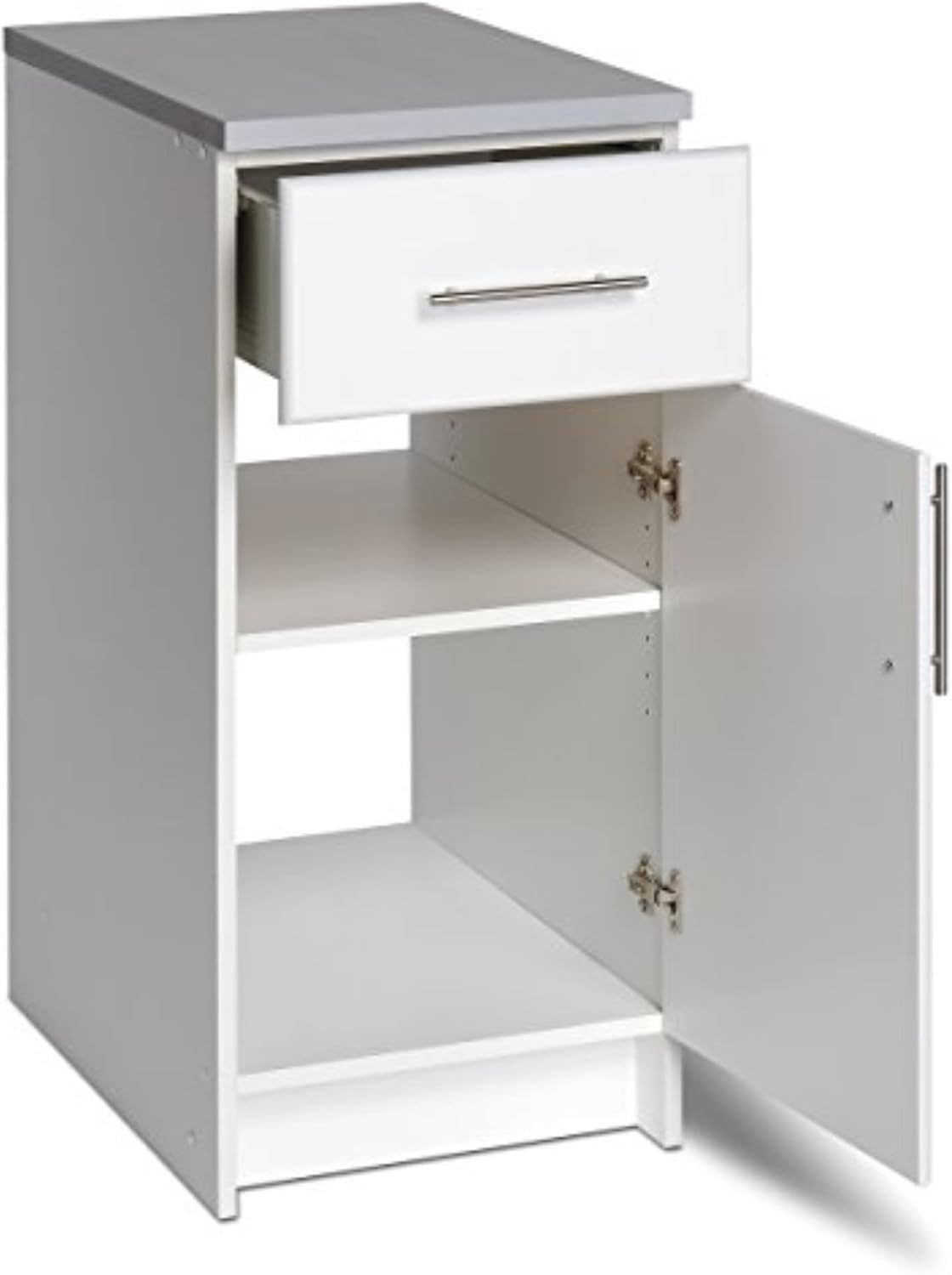 Ergode Elite – Armario base de 16 pulgadas, color blanco