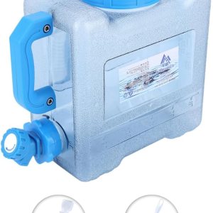 Transparent Water Container with Spigot – Portable Camping Water Tank BPA Free Water Jug – Emergency Water Storage for Camp Outdoor Hiking Transparent Water Container with Spigot – Portable Camping Water Tank BPA Free Water Jug – Emergency Water Storage for Camp Outdoor Hiking