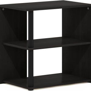 Furinno Romain – Mesa auxiliar de 2 niveles, color espressonegro Furinno Romain – Mesa auxiliar de 2 niveles, color espressonegro