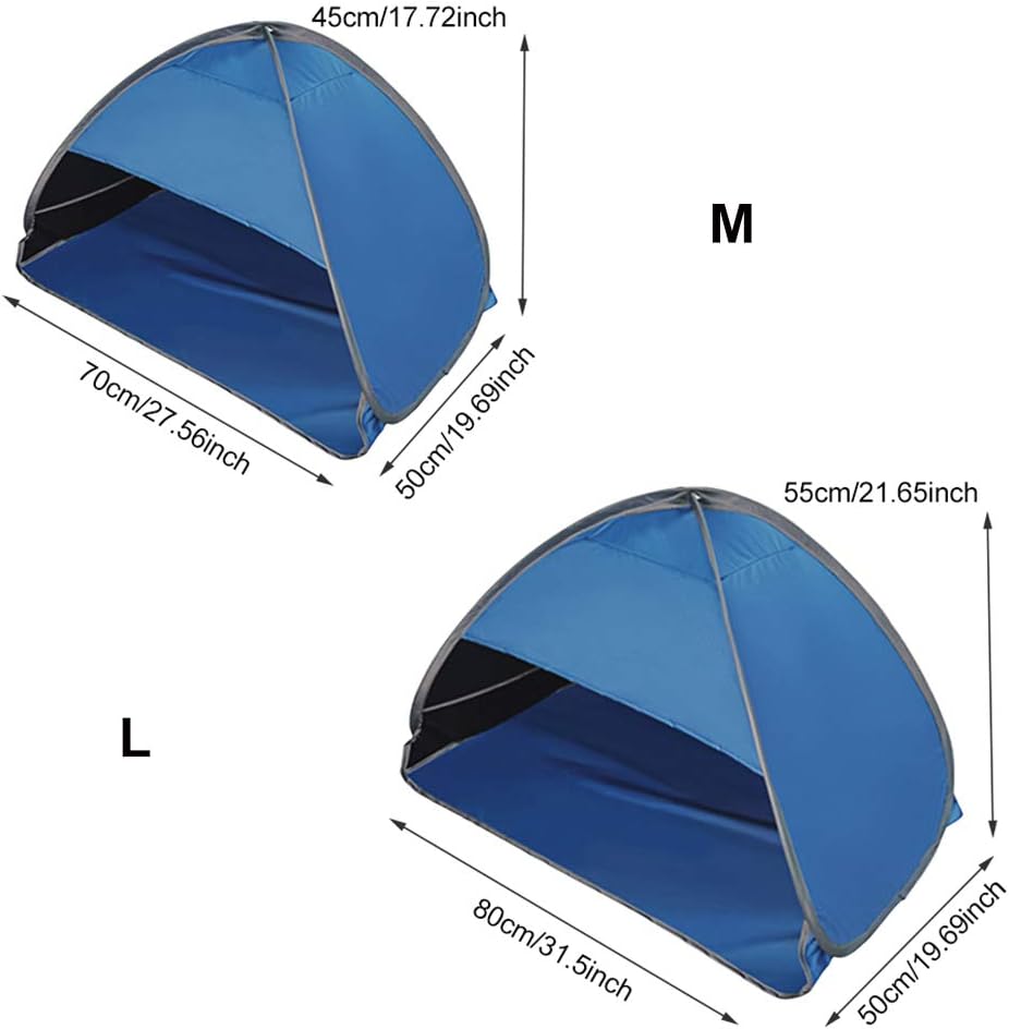 Refugio solar de playa, mini parasol para playa, refugio solar portátil totalmente automático, tienda de protección solar para protección solar
