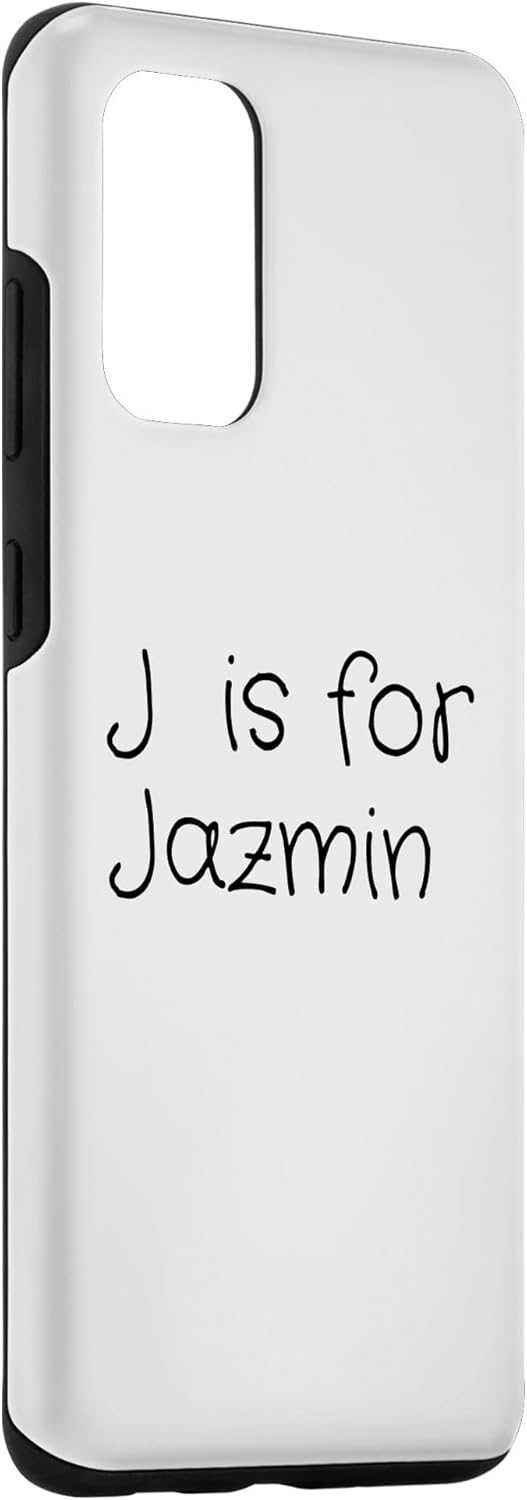 Galaxy S20+ Personalized J is for Jazmin Name Student Kindergarten Girl Case