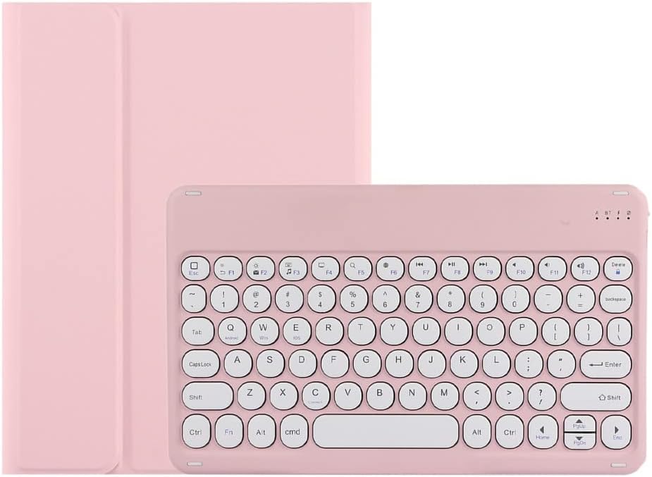 Funda con teclado Bluetooth extraíble para iPad Air de 5 generación con tecla redonda para iPad Pro de 11 pulgadas, 4 3 2 y 1 generación, funda de