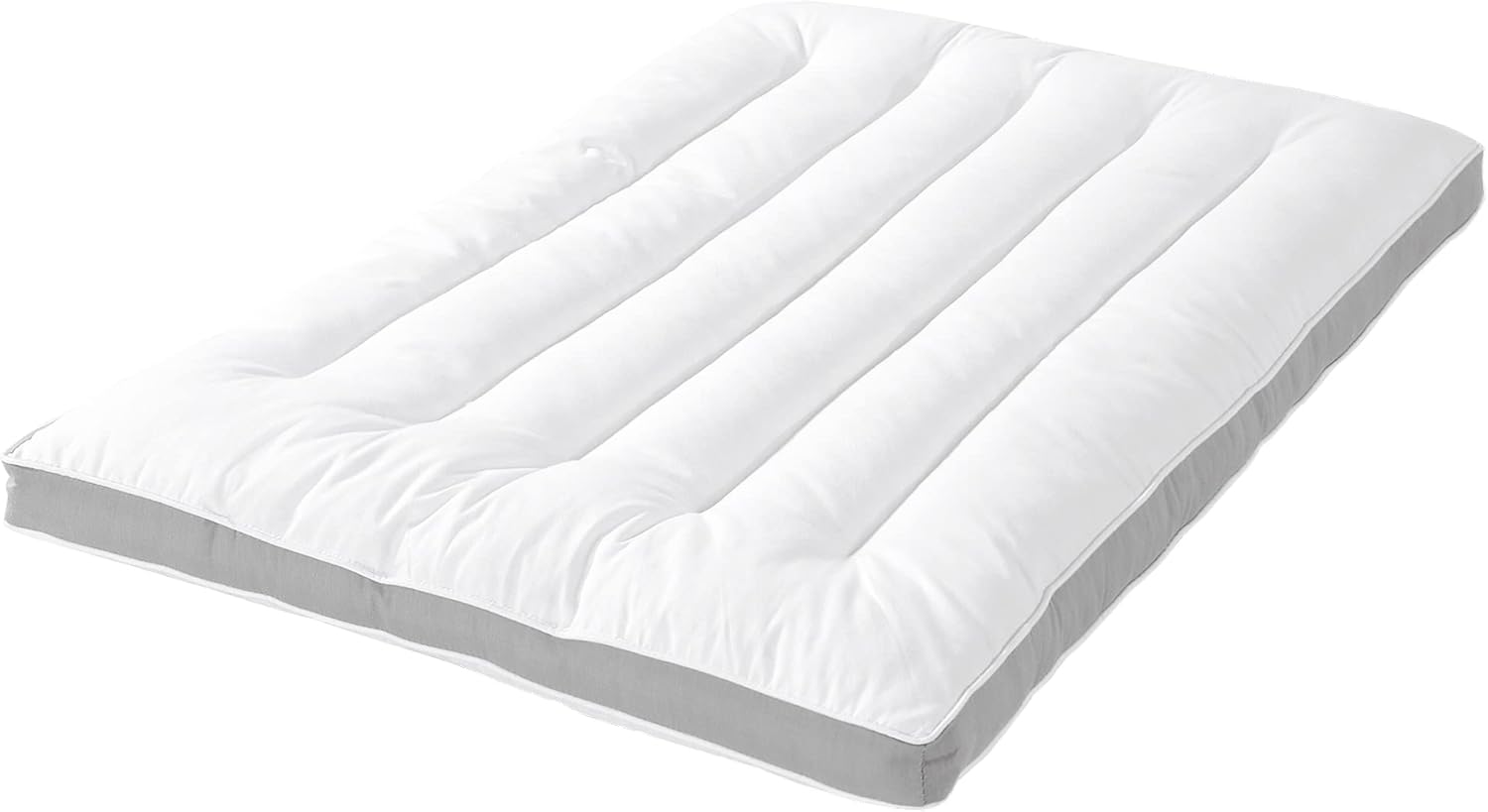 HOMBYS Almohadas de cama ultra finas para dormir boca abajo y espalda, almohada plana tamaño estándar, perfil extra bajo para alineación cervical