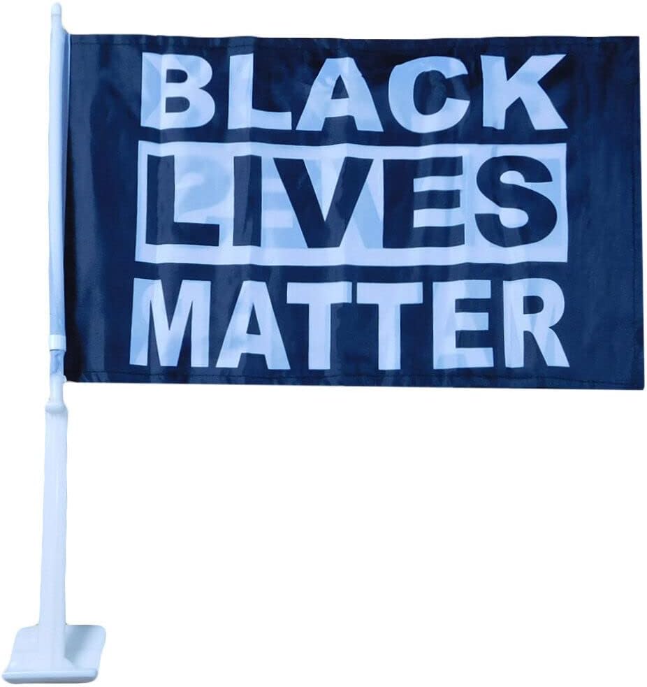 Premium 12 Pack Lives Matter 12″x18″ 2-Sided Rough Tex 68D Car Flag