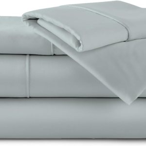 AIREOLUX Juego de sábanas de 600 hilos tamaño King de 100 % algodón satinado, suaves y sedosas, 4 piezas resistentes a las arrugas, tamaño King, AIREOLUX Juego de sábanas de 600 hilos tamaño King de 100 % algodón satinado, suaves y sedosas, 4 piezas resistentes a las arrugas, tamaño King,