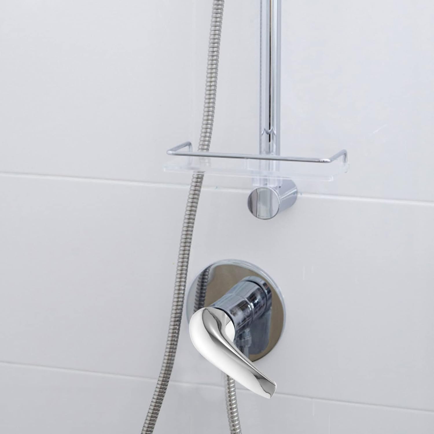 DOITOOL 5 piezas de manija de palanca de metal de repuesto para grifo de ducha de agua caliente y fría para baño, bañera, grifo de lavabo, grifo de