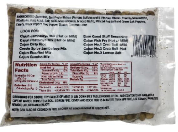 8oz HOT Pastalaya – Hecho en el corazón del país cajún… donde cocinar es lo mejor – por Cajun Fry Products