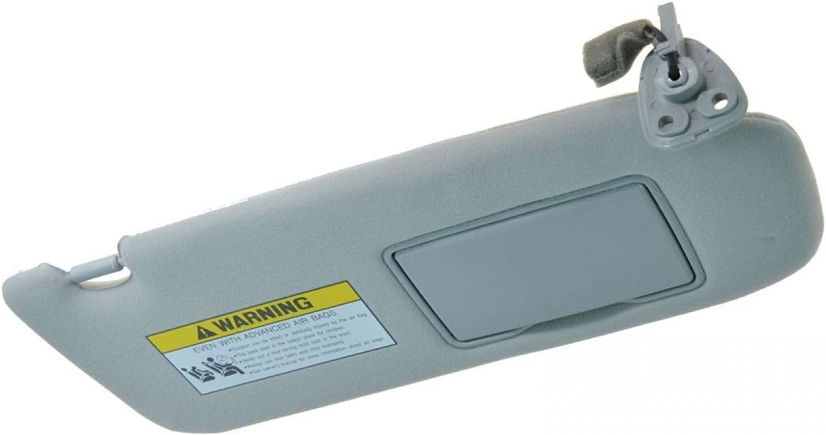 Z-Ryixiu ZR 1 parasol para parabrisas derecho del lado del pasajero gris con espejo iluminado 85202-0A750-QSQH 85202-0A750-QSQQH 852020A750QSQH